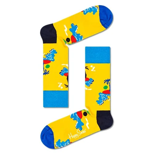 Φωτογραφία προϊόντος: Unisex Κάλτσες Happy Socks Island In The Sun Sock IIT01 - 41-46, ΚΙΤΡΙΝΟ