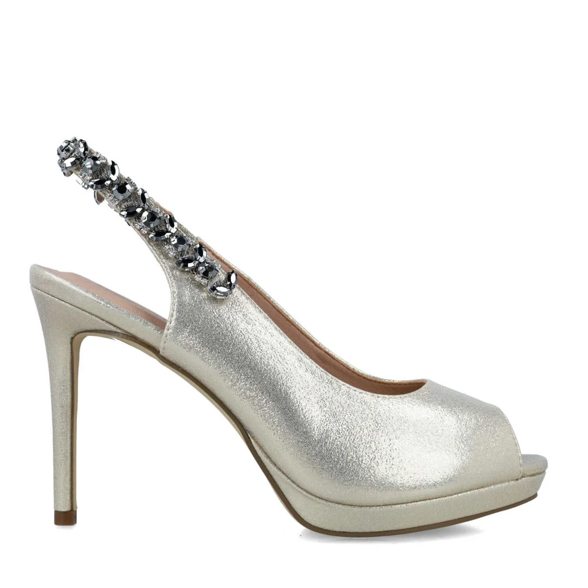 Φωτογραφία προϊόντος: Γυναικεία Πέδιλα Peep Toe Menbur Eunosto 23177 - 39, ΧΡΥΣΟ