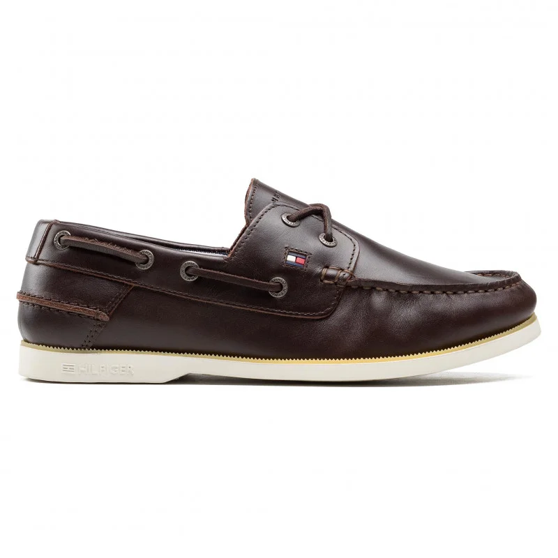 Φωτογραφία προϊόντος: Ανδρικά Casual Boat Shoes Tommy Hilfiger FM0FM02735 - 45, ΚΑΦΕ