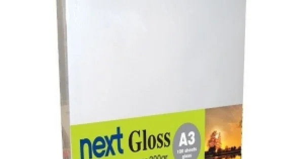 Φωτογραφία προϊόντος: ΧΑΡΤΙ NEXT PREMIUM GLOSS A3 300gr. (100φ.)