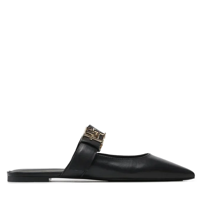 Φωτογραφία προϊόντος: Γυναικεία Mule Tommy Hilfiger Th Pointy Feminune Mule FW0FW06997 - 41, ΜΑΥΡΟ