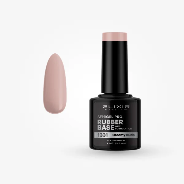 Φωτογραφία προϊόντος: Elixir Makeup Elixir Make-Up Semigel Rubber Base (Creamy Nude) #1331 8ml