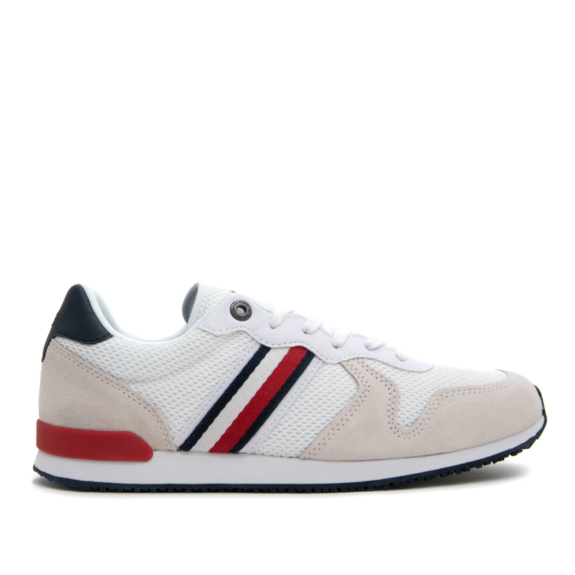 Φωτογραφία προϊόντος: Ανδρικά Sneakers Tommy Hilfiger Iconic Material Mix Runner FM0FM03470 - 42, ΛΕΥΚΟ
