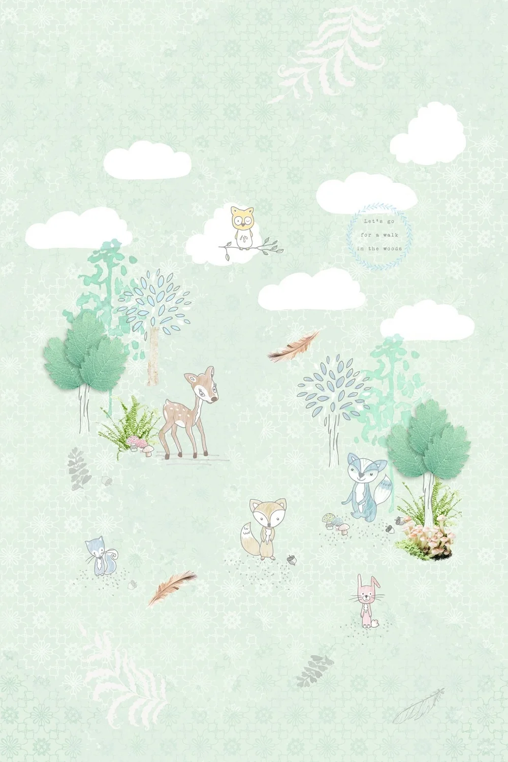 Φωτογραφία προϊόντος: SPITS WALLCOVERIGS Ταπετσαρία BEHANG EXPRESSE KAY & LIV INK7010-BEH - Digital,NonWoven - 300Μx200Π