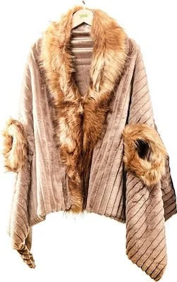 Φωτογραφία προϊόντος: Verde 33-644 πόντσο Nude brown