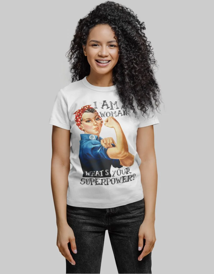 Φωτογραφία προϊόντος: TKT Im a woman whats your super power T-shirt