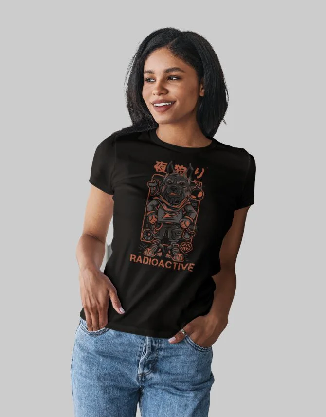Φωτογραφία προϊόντος: TKT Radioactive Mutant Wolf W T-Shirt