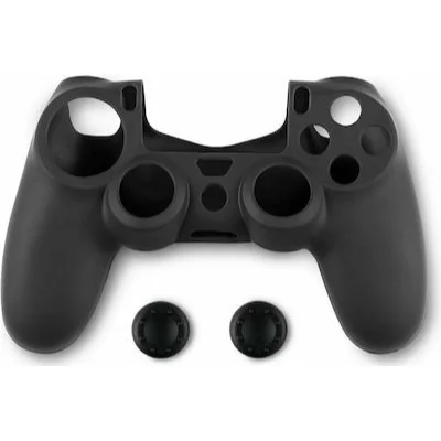 Φωτογραφία προϊόντος: Spartan Gear - Controller Silicon Skin Cover and Thumb Grips (comp playstation 4) (colour: Black)