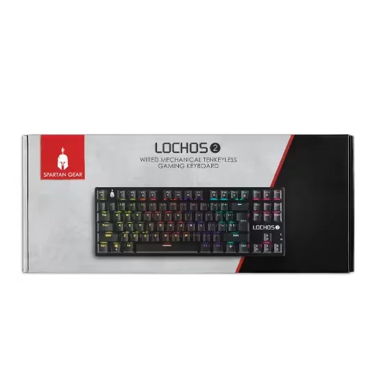 Φωτογραφία προϊόντος: Spartan Gear - Lochos 2 TKL 87 keys Wired Mechanical Gaming Keyboard
