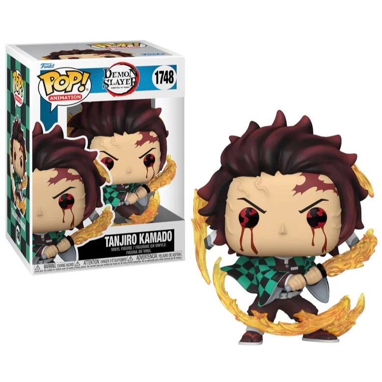 Φωτογραφία προϊόντος: Φιγούρα Funko Pop! Animation: Demon Slayer - Tanjiro Kamado (Sun Breathing) #1748 Vinyl Figure