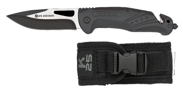 Φωτογραφία προϊόντος: Σουγιάς K25 tactical black aluminium penknife, 25008