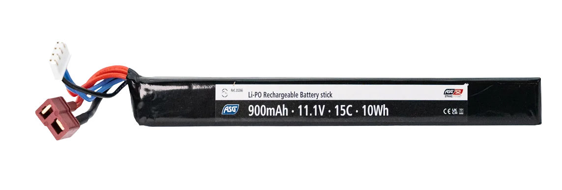 Φωτογραφία προϊόντος: ASG ΜΠΑΤΑΡΙΑ ΕΠΑΝΑΦ.SOFT 11.1v Li-Po Battery 900 mAh, 15C, single stick, TP
