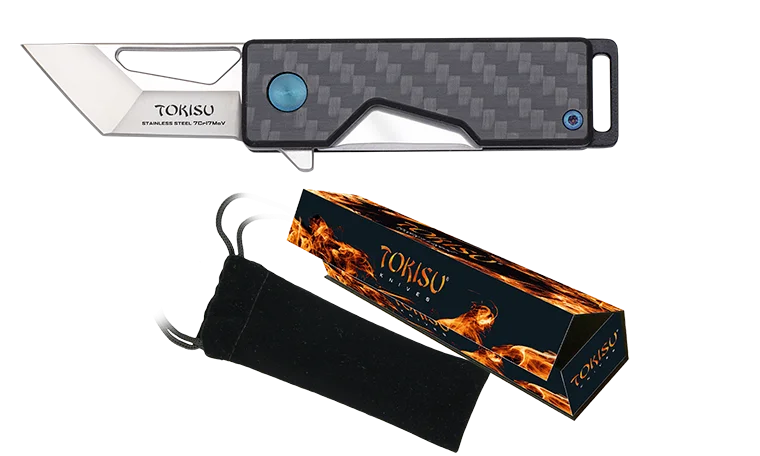 Φωτογραφία προϊόντος: ΣΟΥΓΙΑΣ TOKISU penknife. Carbon fiber-G10, 4,00cm, 18874