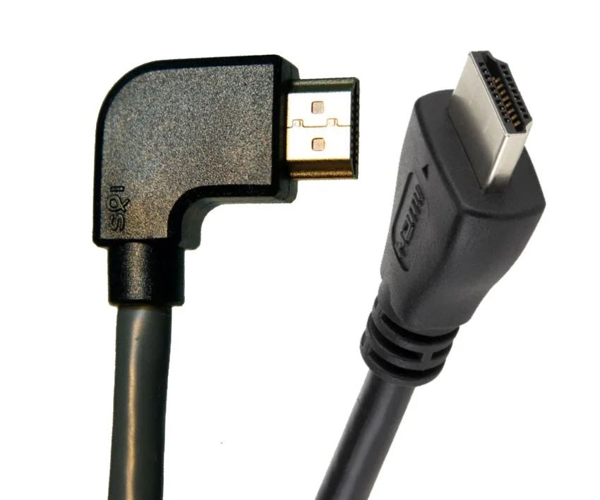 Φωτογραφία προϊόντος: POWERTECH καλώδιο HDMI CAB-H017, γωνιακό, 90° left, 1.5m, μαύρο