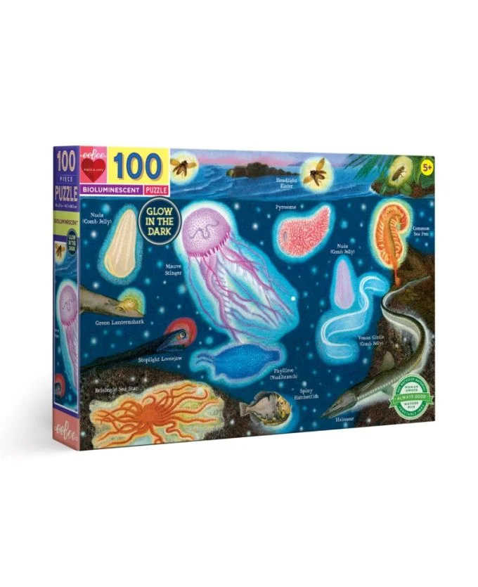 Φωτογραφία προϊόντος: EEBOO Παιδικό Puzzle ΕΕΒΟΟ 100pcs Bioluminescent