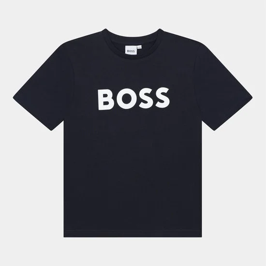 Φωτογραφία προϊόντος: T-shirt μπλουζάκι BOSS Cotton Navy Blue