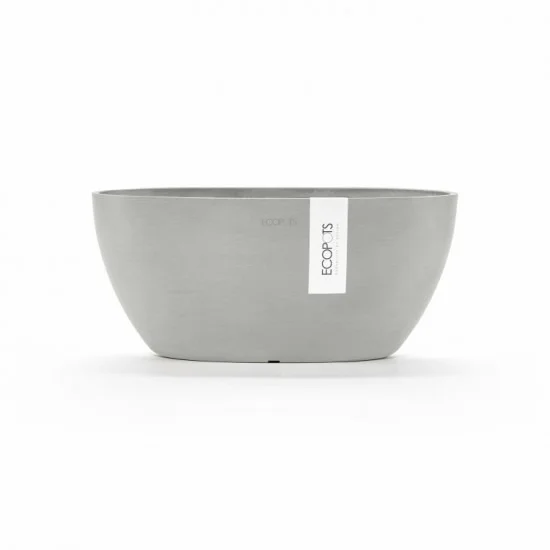 Φωτογραφία προϊόντος: Ecopots Γλάστρα Κασπό Sofia 30 White Grey