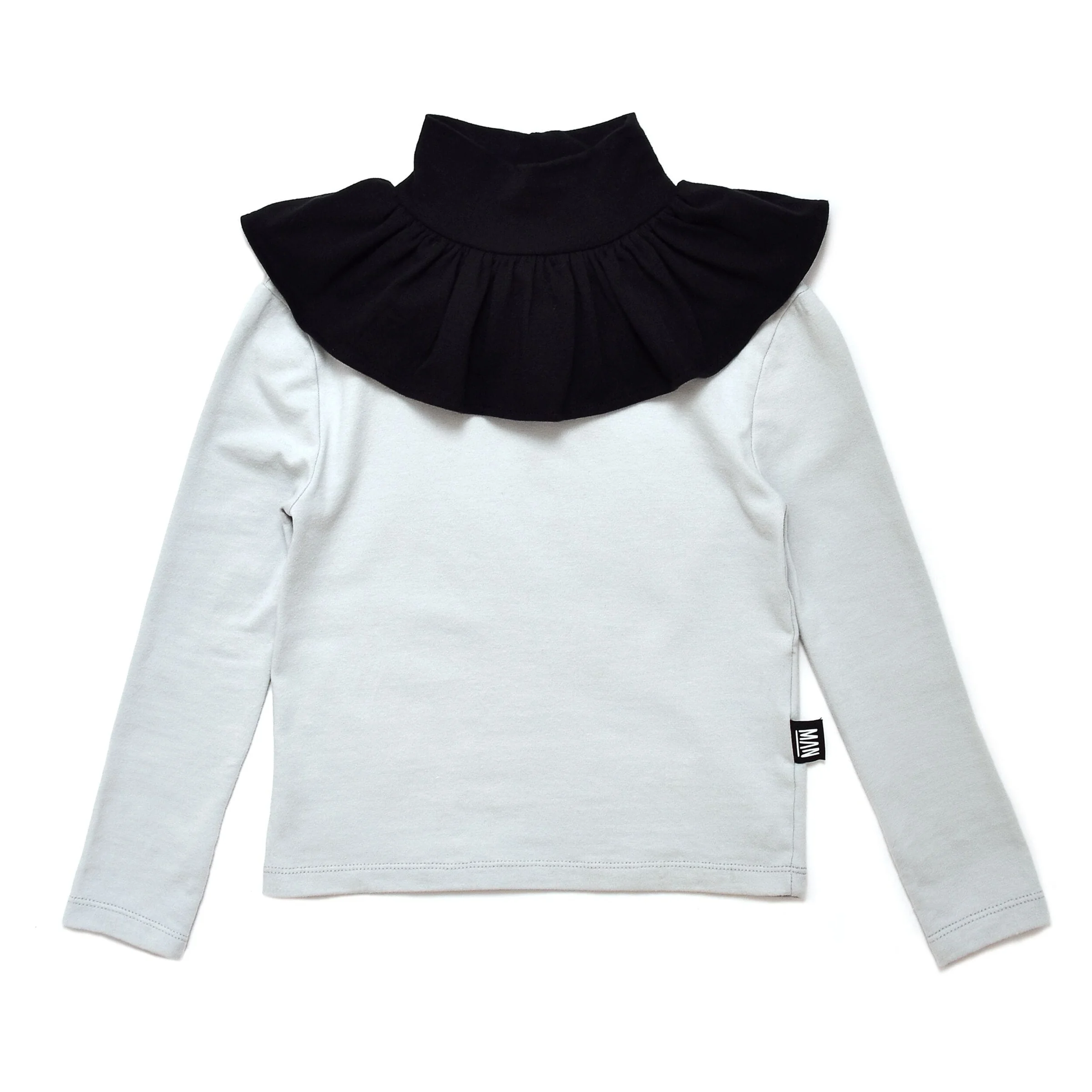Φωτογραφία προϊόντος: Μπλούζα "BLACK Frill Turtle Neck grey" Little Man Happy