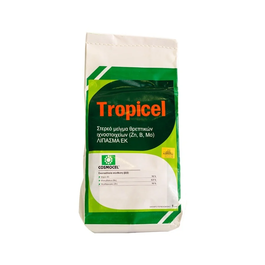 Φωτογραφία προϊόντος: TROPICEL Μείγμα Ιχνοστοιχείων Βορίου-Ψευδαργύρου-Μολυβδαινίου