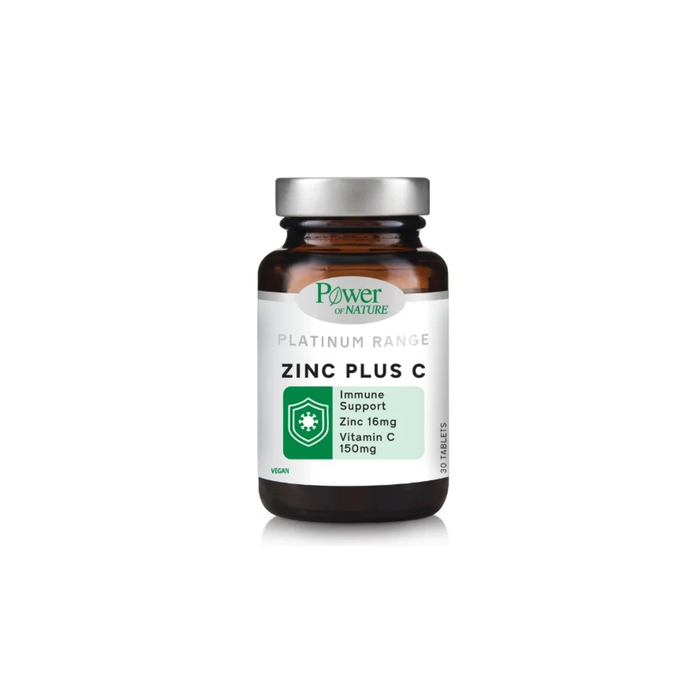 Φωτογραφία προϊόντος: POWER OF NATURE Platinum - Zinc Plus C 30tabs