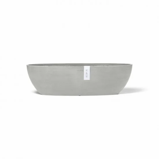 Φωτογραφία προϊόντος: Ecopots Γλάστρα Κασπό Sofia Long 56 White Grey