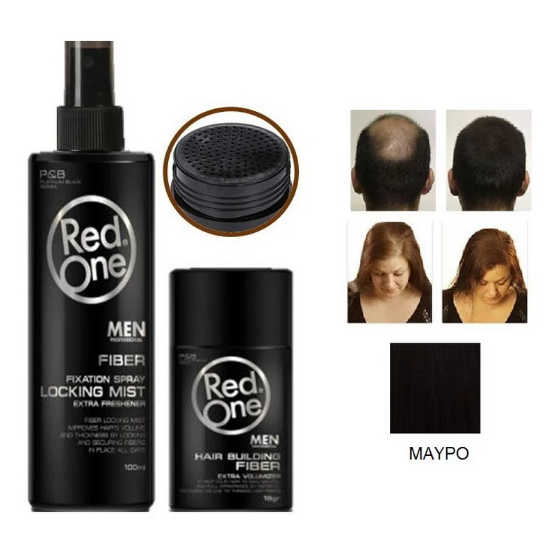 Φωτογραφία προϊόντος: REDONE HAIR FIBER TOPIC SET-BLACK - REDONE