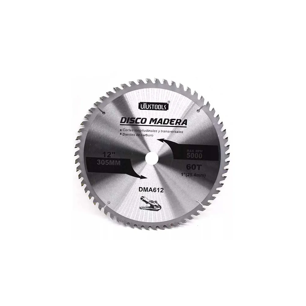 Φωτογραφία προϊόντος: UYUS TOOLS UYUSTOOLS ΠΡΙΟΝΟΔΙΣΚΟΣ ΓΙΑ ΞΥΛΟ 305mm/60T DMA612