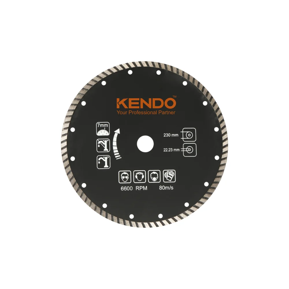 Φωτογραφία προϊόντος: KENDO ΔΙΑΜΑΝΤΟΔΙΣΚΟΙ TURBO ΥΓΡΑΣ & ΞΗΡΑΣ ΚΟΠΗΣ 230MM 61217112