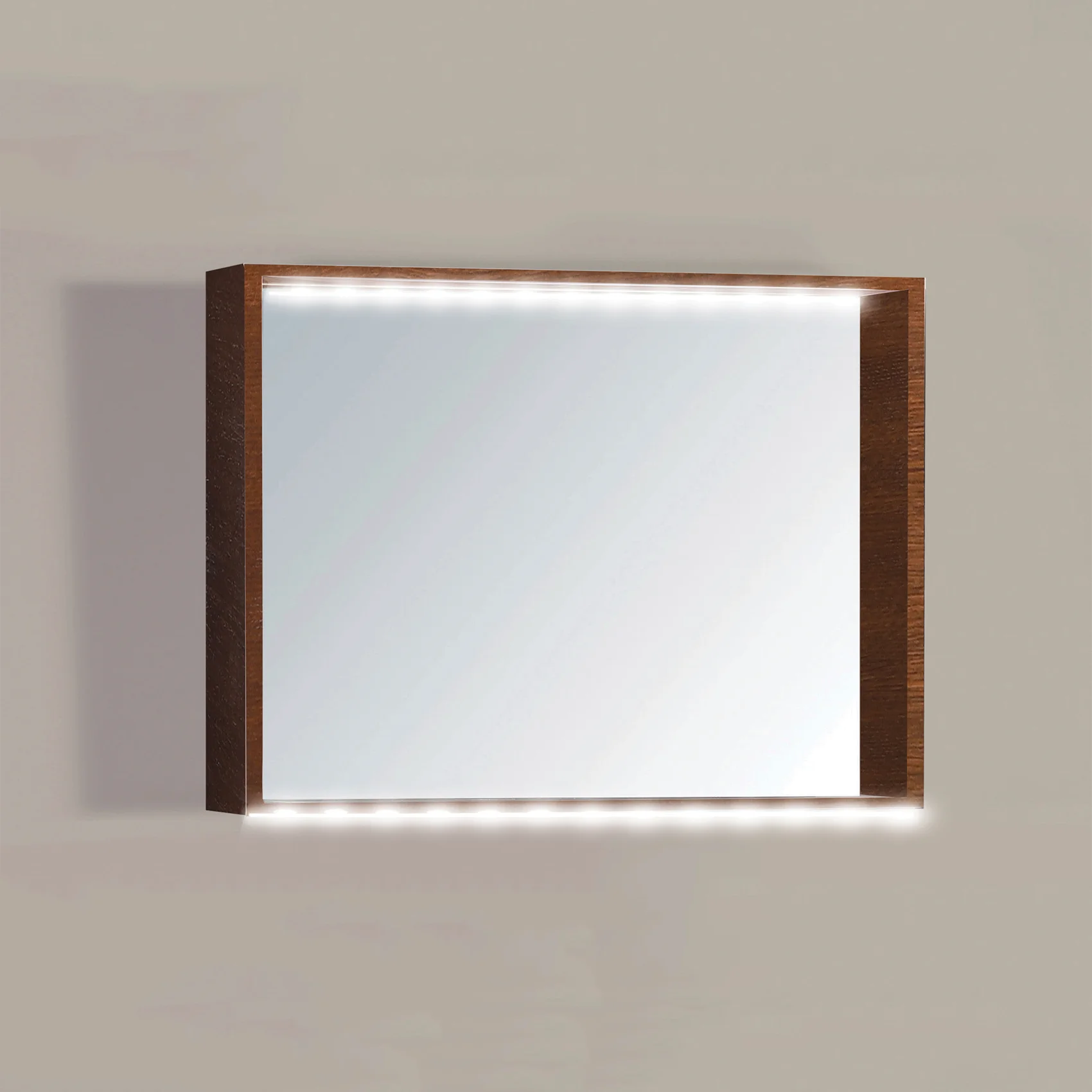 Φωτογραφία προϊόντος: Καθρέπτης led ProBagno 964AM άνθυγρη μοριοσανίδα χρώμα καφέ 100x15x80 cm