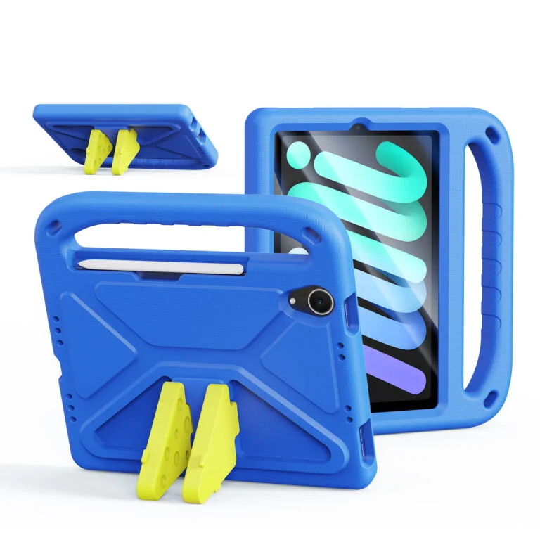 Φωτογραφία προϊόντος: Dux Ducis Puff Series Kids EVA Θήκη για iPad Mini 6/7 με Βάση Στήριξης - Blue