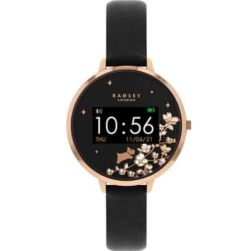 Φωτογραφία προϊόντος: OEM Radley London Smartwatch Black Leather Strap RYS03-2114