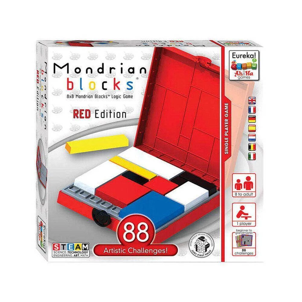 Φωτογραφία προϊόντος: Eureka 473553-Mondrian Blocks – Red Edition