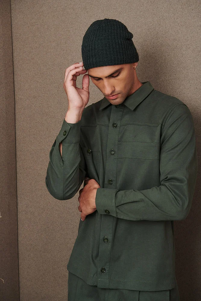 Φωτογραφία προϊόντος: P/COC P-1755 χακί jacket με κοψίματα