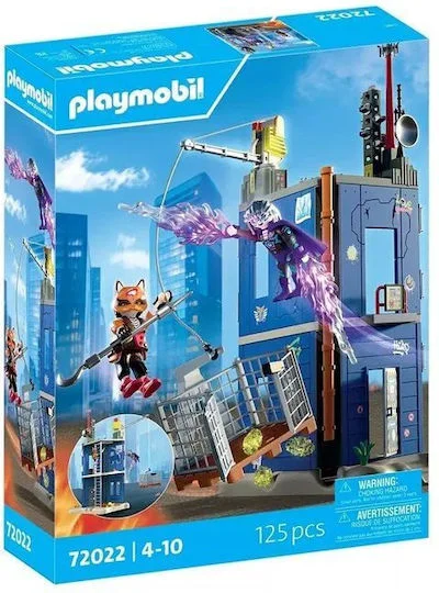Φωτογραφία προϊόντος: Playmobil 72022 ΥΠΕΡΗΡΩΕΣ – ΜΟΝΟΜΑΧΙΑ ΣΤΟΝ ΠΥΡΓΟ