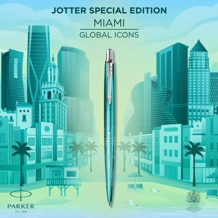 Φωτογραφία προϊόντος: PARKER JOTTER SPECIAL EDITION MIAMI TURQOISE CT BPen