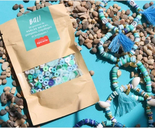Φωτογραφία προϊόντος: La Petite Épicerie LA PETITE EPICERIE MELANGE DE PERLES HEISHI ET DE BRELOQUES - BALI ΣΕΤ ΧΑΝΤΡΕΣ ΓΙΑ ΚΟΣΜΗΜΑΤΑ