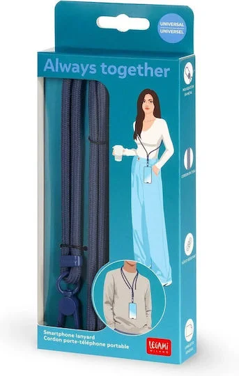 Φωτογραφία προϊόντος: LEGAMI SMARTPHONE LANYARD - ALWAYS TOGETHER - BLUEBERRY