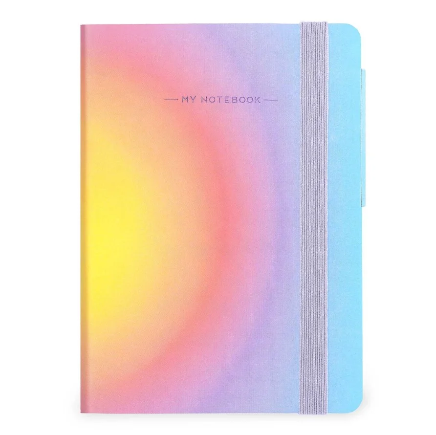 Φωτογραφία προϊόντος: LEGAMI LINED NOTEBOOK - MY NOTEBOOK - SMALL - AURA-192 Pages, Softcover, Elastic Closure, 9.5 x 13.5 cm