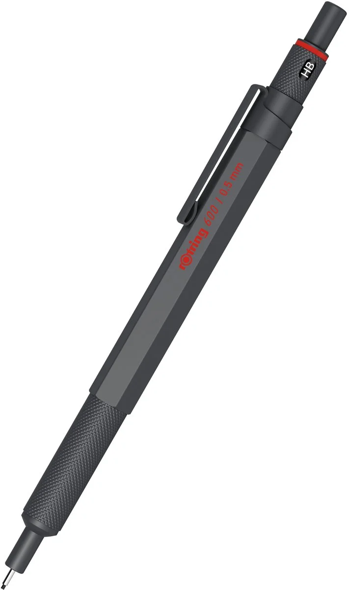 Φωτογραφία προϊόντος: ROTRING 600 ΜΗΧΑΝΙΚΟ ΜΟΛΥΒΙ DARK STONE ΜΡ:0.5mm