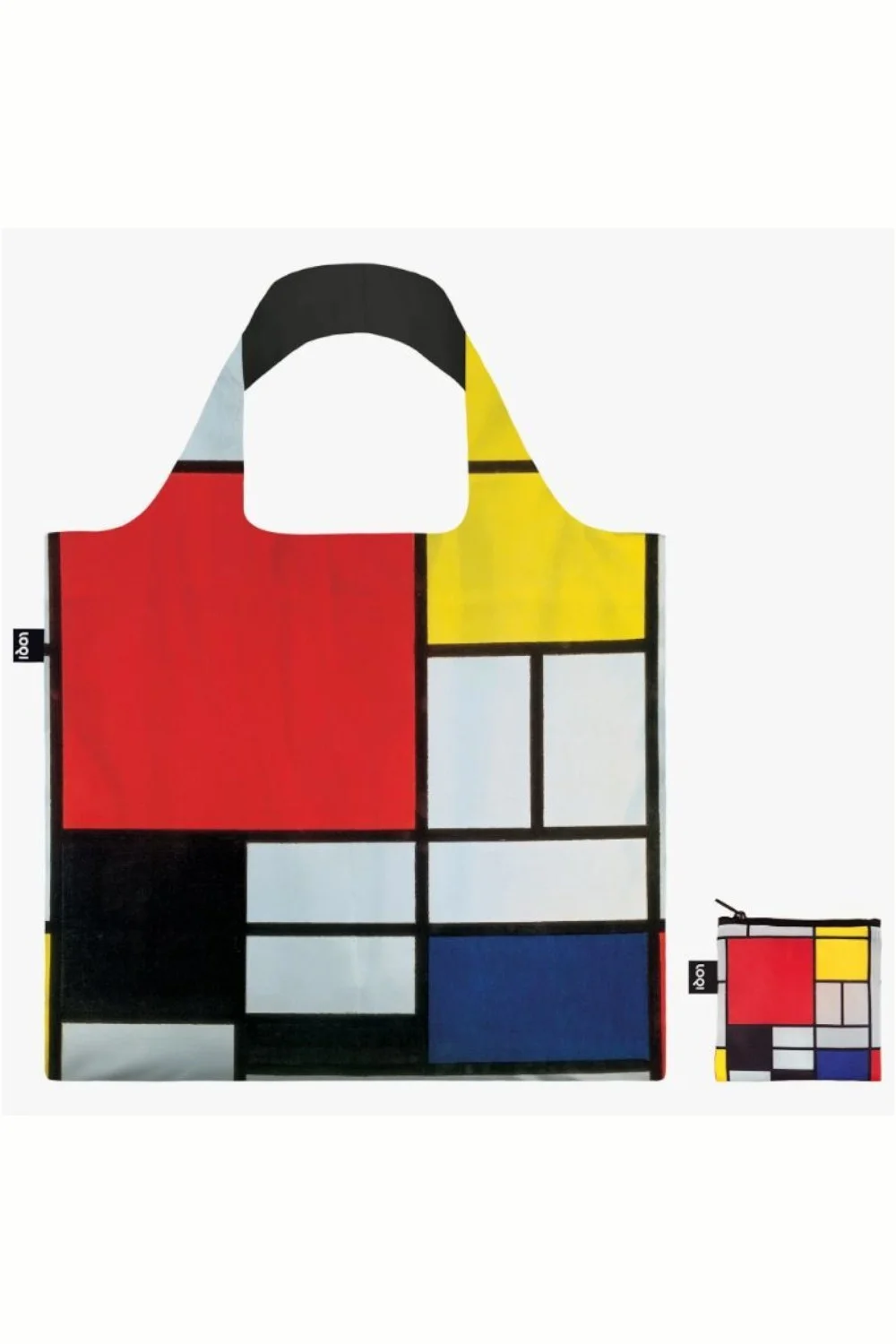 Φωτογραφία προϊόντος: LOQI PM.CO.R MONDRIAN COMPOSITION WITH RED, YELLOW, BLUE AND BLACK ΤΣΑΝΤΑ ΓΙΑ ΨΩΝΙΑ
