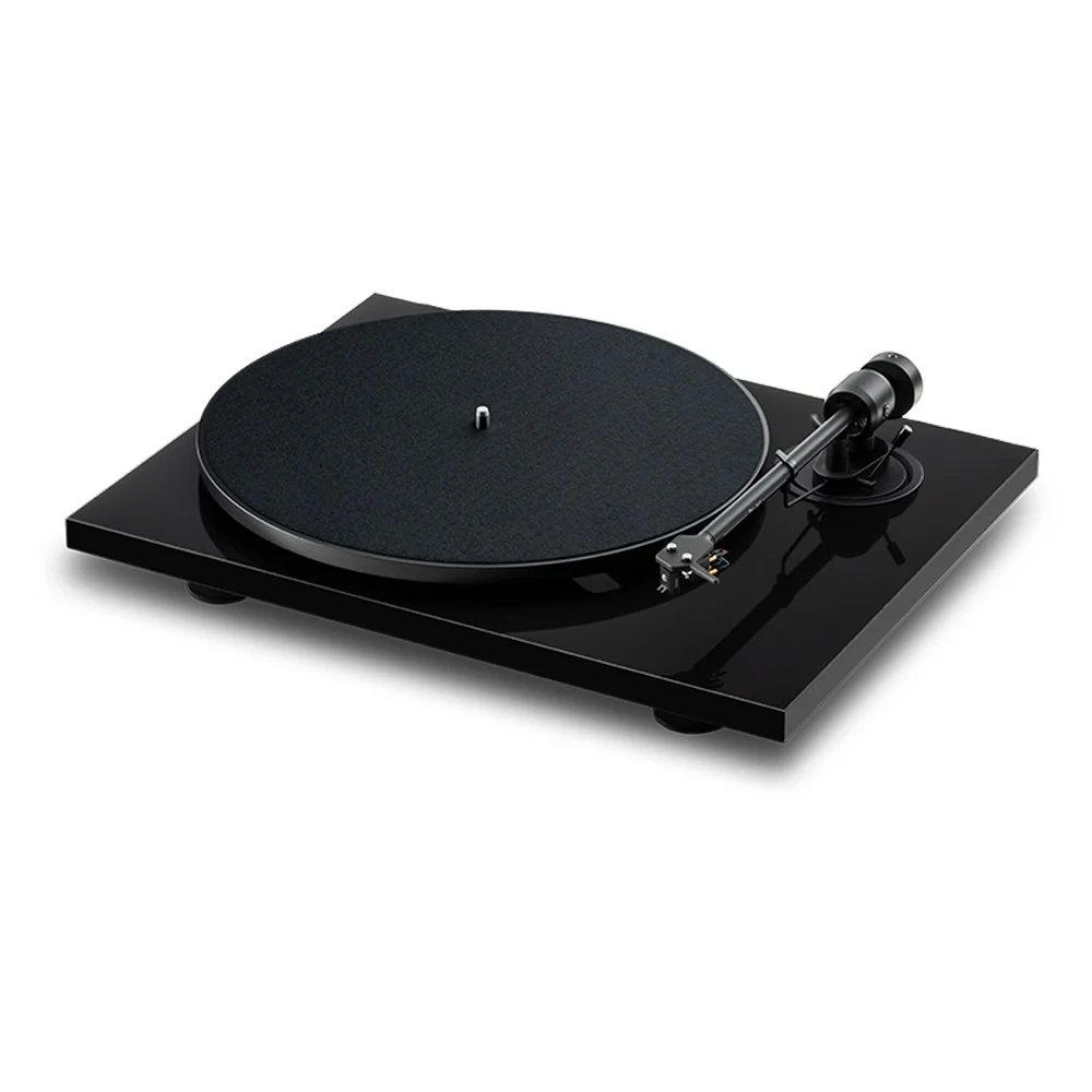 Φωτογραφία προϊόντος: Pro-Ject Audio E1.2 Plug & Play Turntable | New Heavy Platter & Ortofon OM5e Black High Gloss