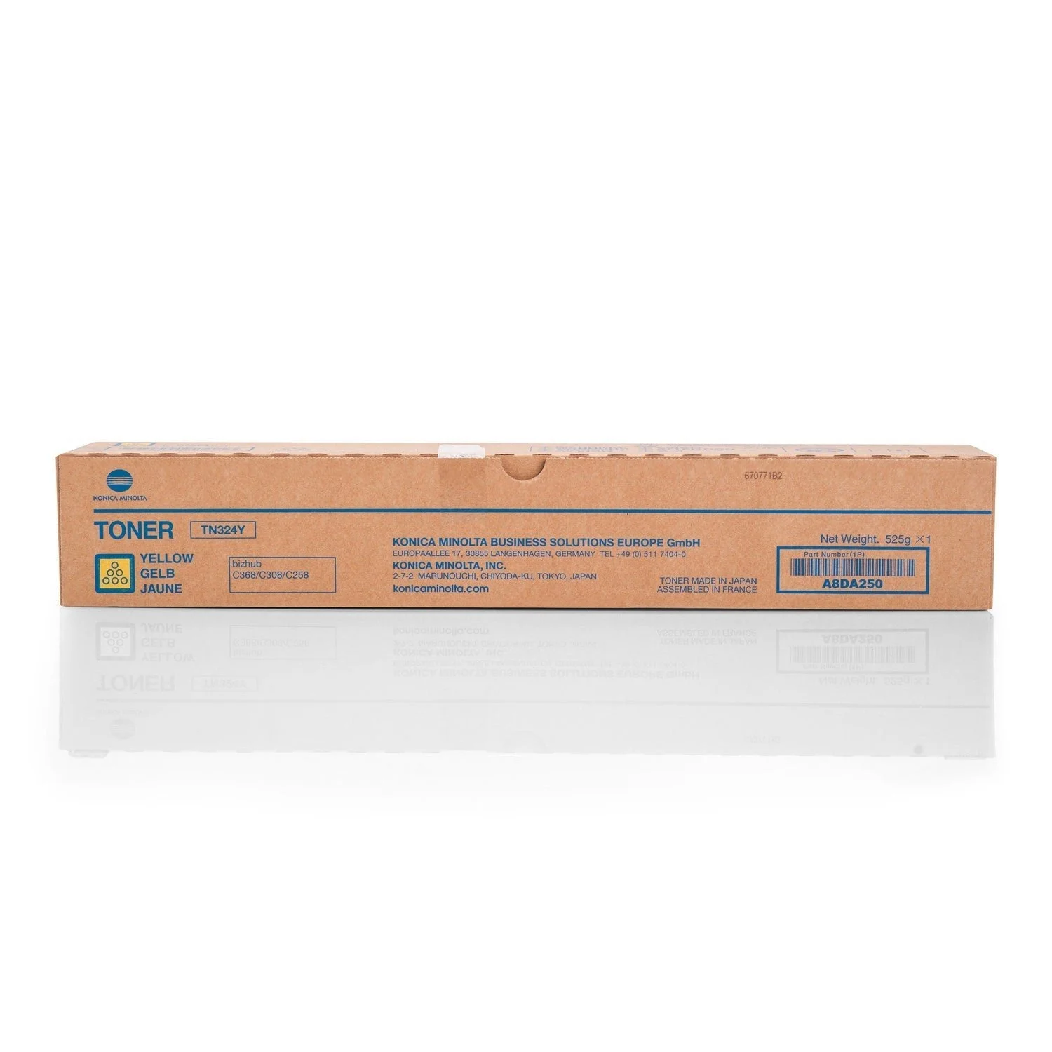 Φωτογραφία προϊόντος: OEM Konica Minolta TN-324Y Yellow Toner Bizhub C258/308/368