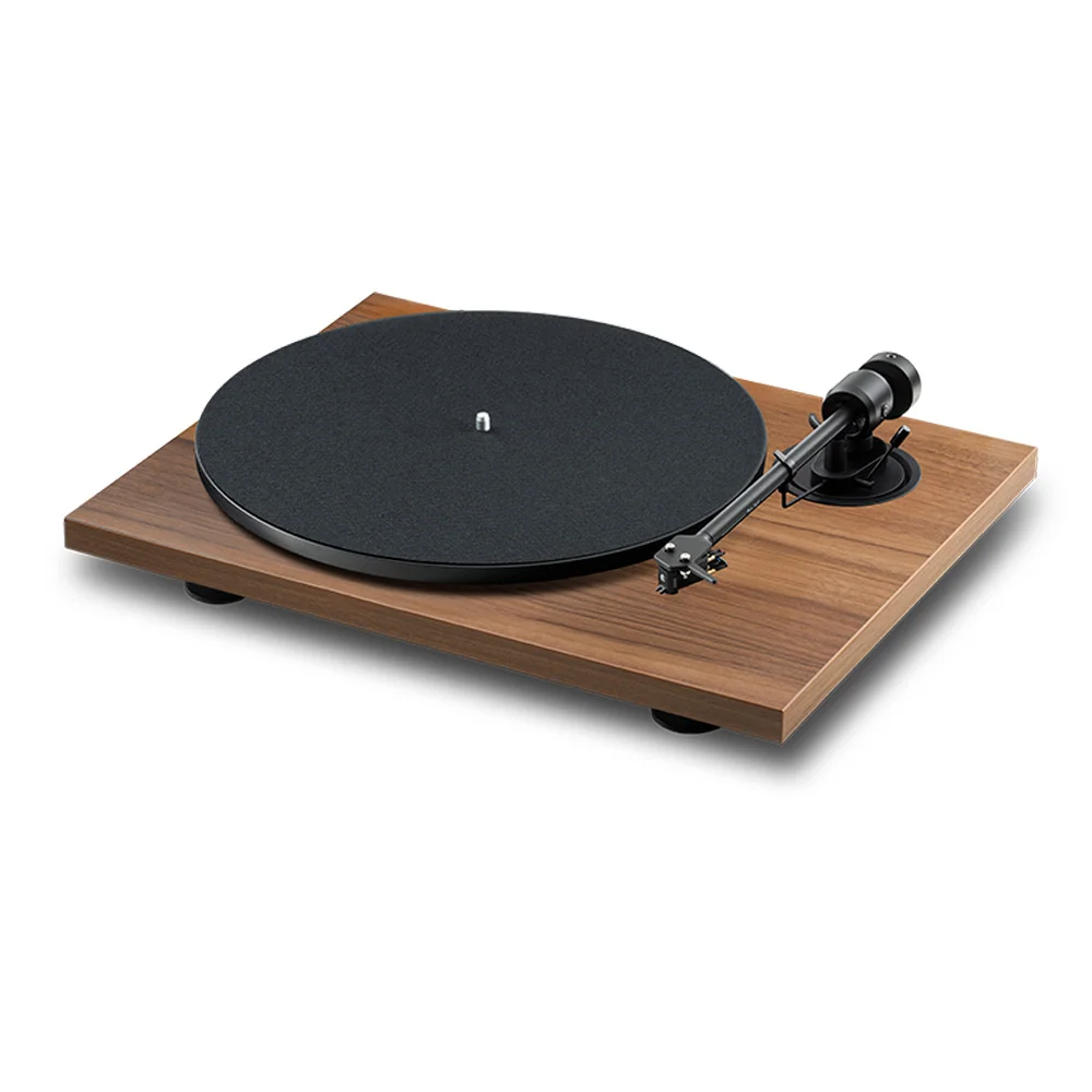 Φωτογραφία προϊόντος: Pro-Ject Audio E1.2 Plug & Play Turntable | New Heavy Platter & Ortofon OM5e Walnut