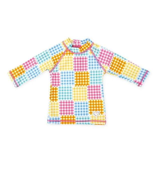 Φωτογραφία προϊόντος: Agatha Ruiz De La Prada παιδικό ριγέ μακρυμάνικο αντηλιακό μπλουζάκι-μαγιό