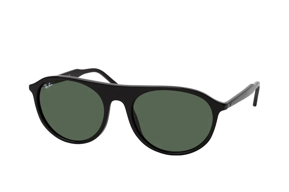 Φωτογραφία προϊόντος: Γυαλιά Ηλίου Ray-Ban Ανδρικά κοκκάλινα μαύρα με πράσινους φακούς 2215 90131 56mm