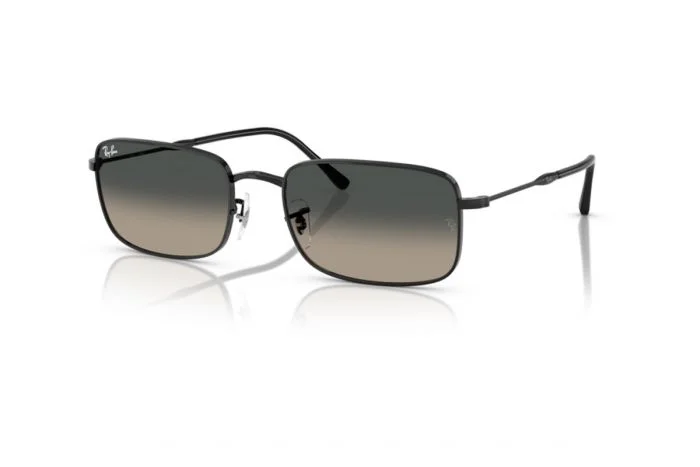 Φωτογραφία προϊόντος: Γυαλιά Ηλίου Ray-Ban Unisex μεταλλικά μαύρα με γκρι degrade φακούς 3746 00271 56mm