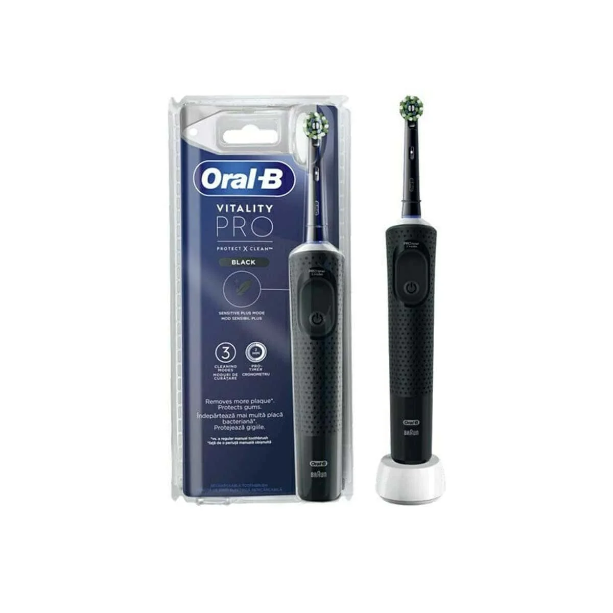 Φωτογραφία προϊόντος: Medipharmacy Oral-B Vitality Pro Protect X Clean Ηλεκτρική Οδοντόβουρτσα Black