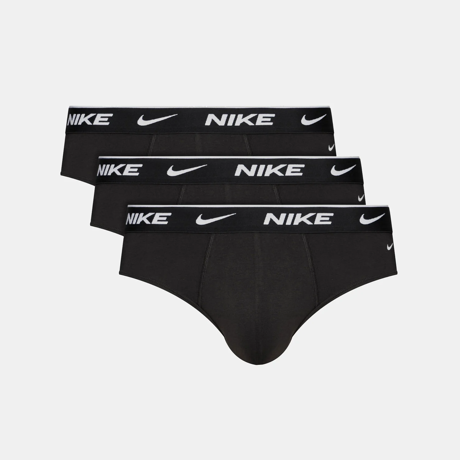Φωτογραφία προϊόντος: NIKE EVERYDAY SWOOSH BRIEF SLIP 3 PACK ΜΑΥΡΟ