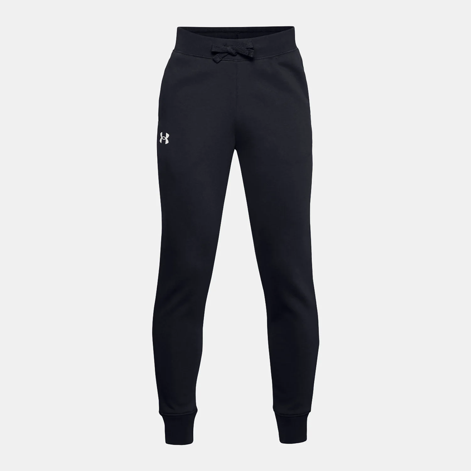Φωτογραφία προϊόντος: UNDER ARMOUR BOYS' UA RIVAL COTTON PANTS ΜΑΥΡΟ