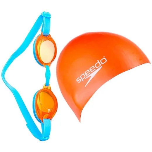 Φωτογραφία προϊόντος: SPEEDO Jet Junior Swim Set 09302-B996J-BL ΣΕΤ ΓΥΑΛΑΚΙ ΣΚΟΥΦΑΚΙ Πορτοκαλί